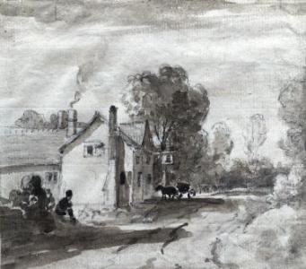 The Bell, Hockliffe by George Arnald [Z693/1]